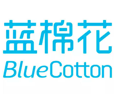 蓝棉花卫生巾LOGO