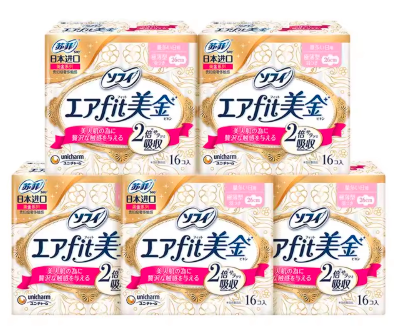 苏菲尤妮佳美金卫生巾80片