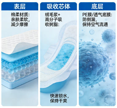 一篇文章解读卫生巾材质